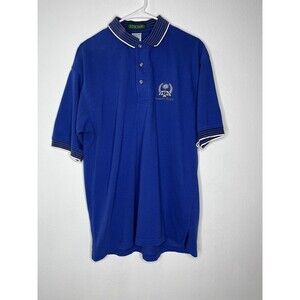 Vintage Outer Banks Golf Polo Shirt Monarch Beach Cabo Mens Large Blue Size L